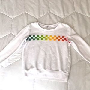 Girls Checkered Long Sleeve